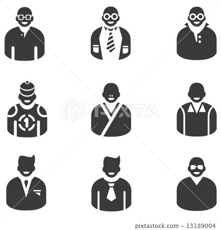 people icons and profession icons 13189004