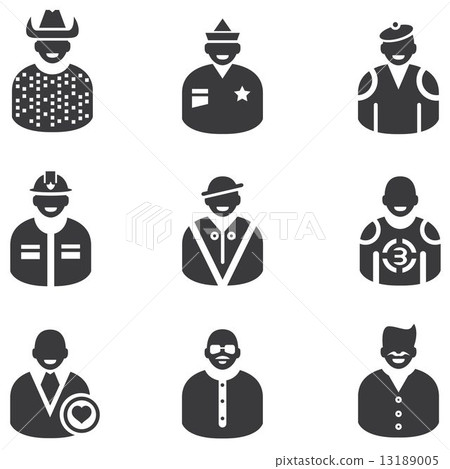 people icons and profession icons people icons and profession icons 13189005