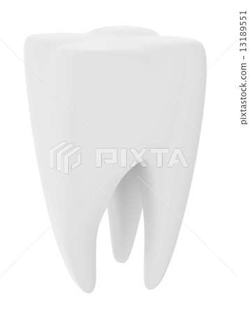 Tooth isolated on white 13189551