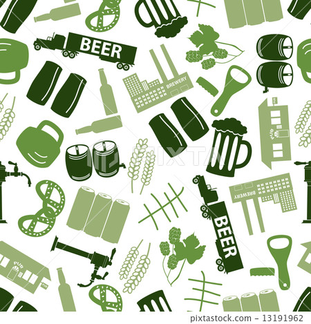 beer icon color pattern eps10 13191962