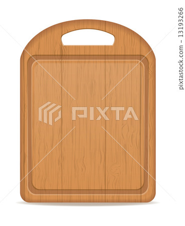 wooden cutting board vector illustration 13193266