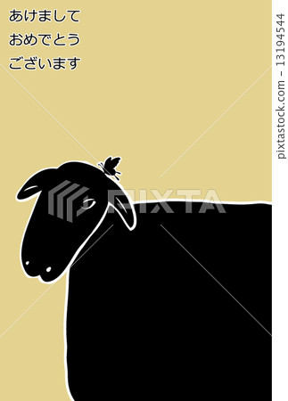 Sheep and butterfly 1 13194544