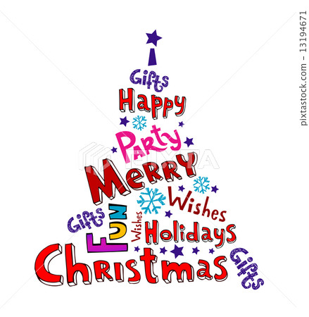 Christmas inscriptions. - Stock Illustration [13194671] - PIXTA