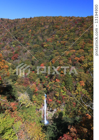 Komagami瀑布和秋葉 13194900