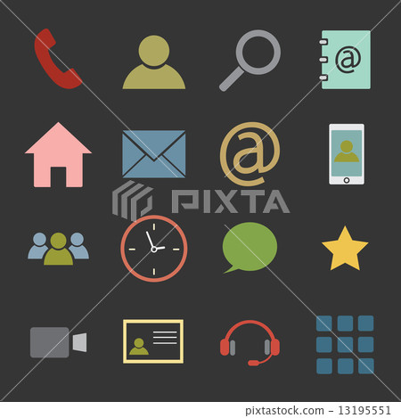 communication icons communication icons 13195551