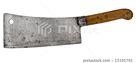 vintage meat cleaver 13195792