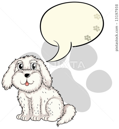 A cute puppy with an empty callout A cute puppy with an empty callout 13197938