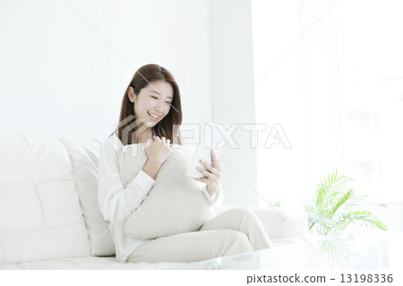 Tablet and female Tablet and female 13198336
