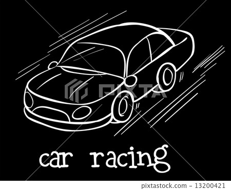 A car racing 13200421