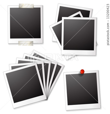 Blank photo frames 13200423