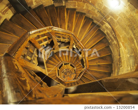 Kaiserburg城堡螺旋形樓梯在德國 Kaiserburg城堡螺旋形樓梯在德國 13200854