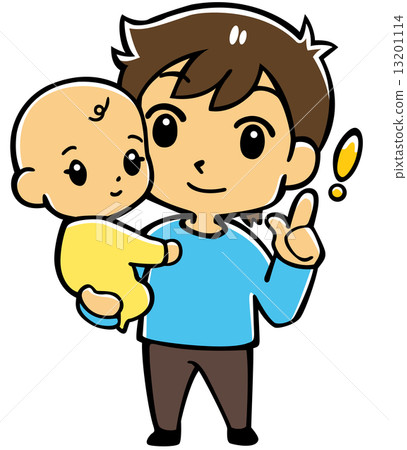 Baby and Dad (point) Baby and Dad (point) 13201114