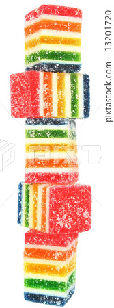 Multicolored fruit candy tower 13201720