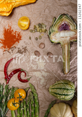 vegetables and spices 13202347