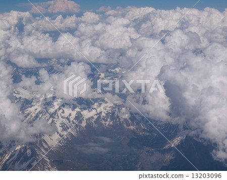 Clouds on Alps 13203096
