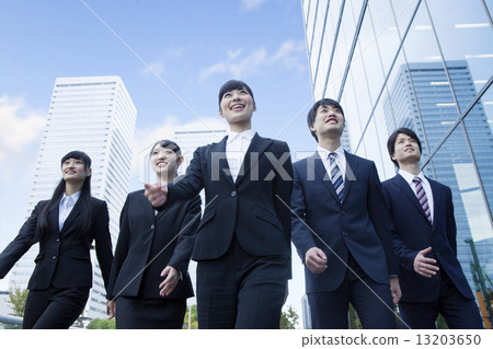 New employee walking in the office 13203650