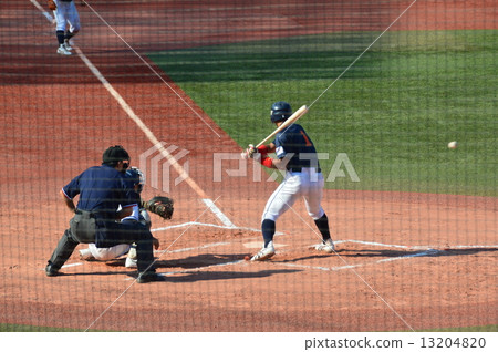 Baseball ~ Left hitter / catcher · referee (image) 13204820