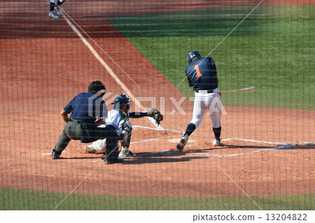 Baseball ~ Left hitter / catcher · referee (image) 13204822