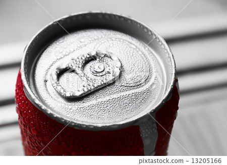 Water drop on soda cans 13205166