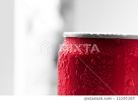 Water drop on soda cans Water drop on soda cans 13205167