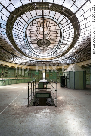 Illuminated control room 13205223