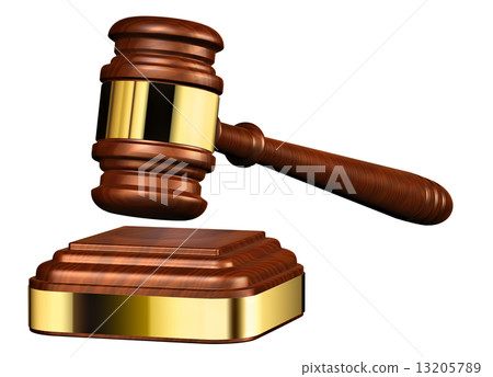 Wooden judge gavel Wooden judge gavel 13205789