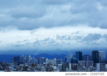 Streets close to typhoons 13207105