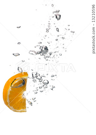 Healthy Water with Orange Slice. Drops Healthy Water with Orange Slice. Drops 13210596