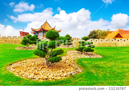 Beautiful Chinese landscape park 13210767