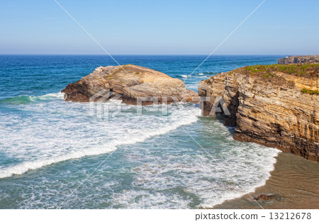 Playa de las Catedrales during outflow, Spain 13212678