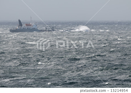 Ship in the tempest 13214954