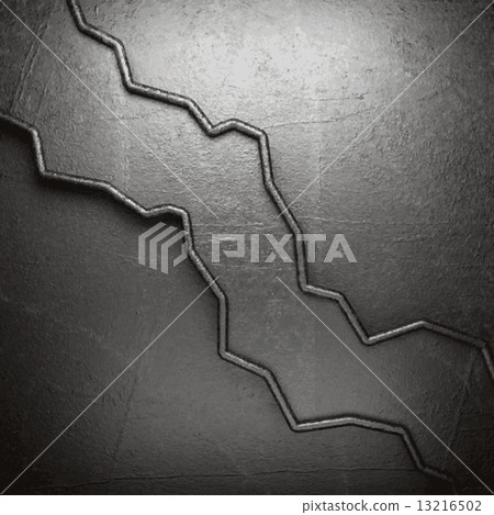 metal on wall background 13216502