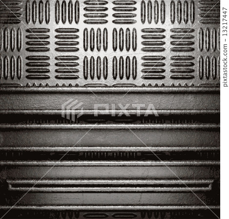 metal on wall background 13217447