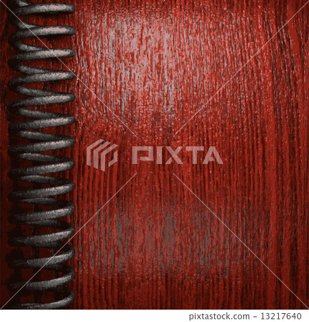 metal and wood background 13217640