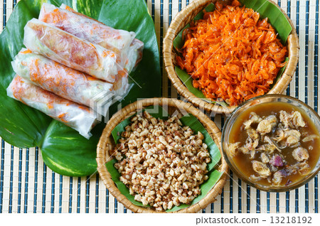 Vietnamese food, bo bia Vietnamese food, bo bia 13218192