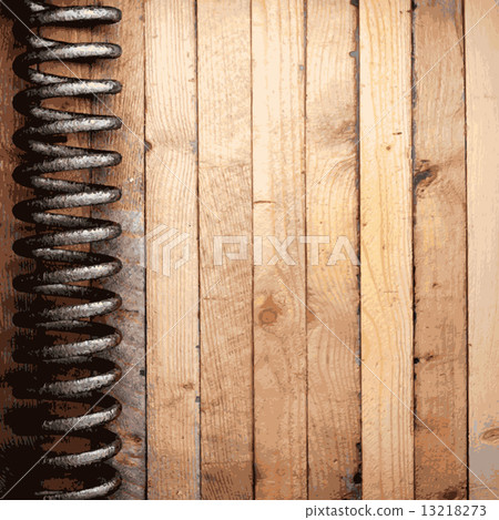 metal and wood background metal and wood background 13218273
