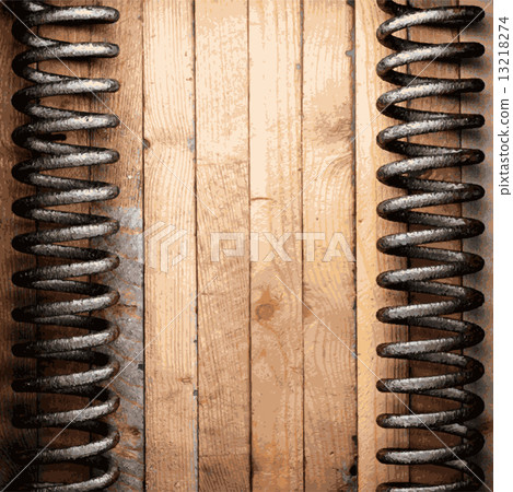 metal and wood background metal and wood background 13218274