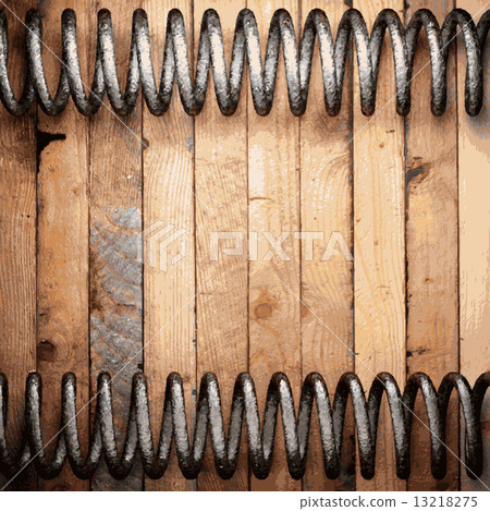 metal and wood background metal and wood background 13218275
