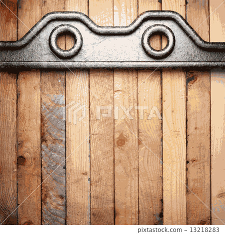 metal and wood background 13218283