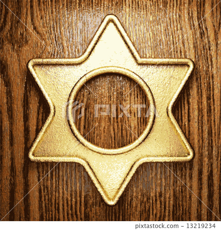 golden and wood background 13219234