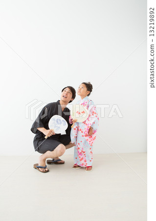 daugther, yukata, jinbei 13219892