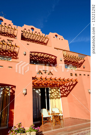 Building of the luxury hotel, Sharm el Sheikh, Egypt 13221292