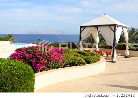 The sea view hut at luxury hotel, Sharm el Sheikh, Egypt 13221418