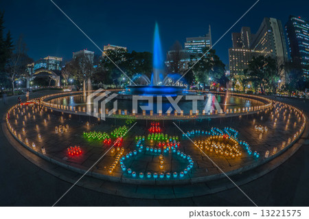 日比谷公園 燭光 噴泉 13221575