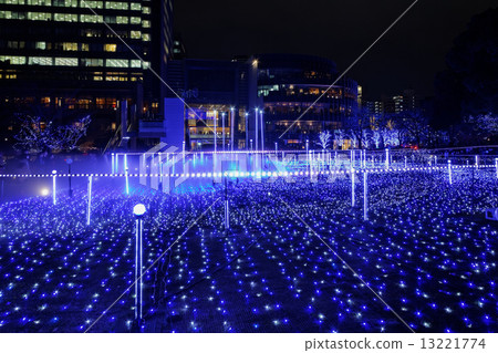 東京中城聖誕節照明和城市之光 東京中城聖誕節照明和城市之光 13221774