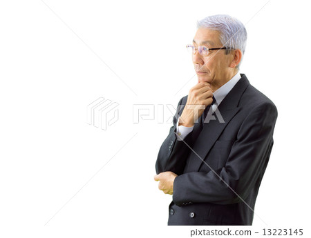 Romance gray male businessman with white back suit suits 13223145