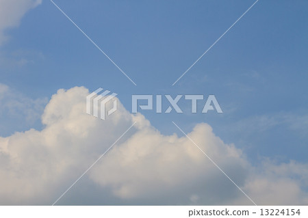 blue sky with white clouds 13224154