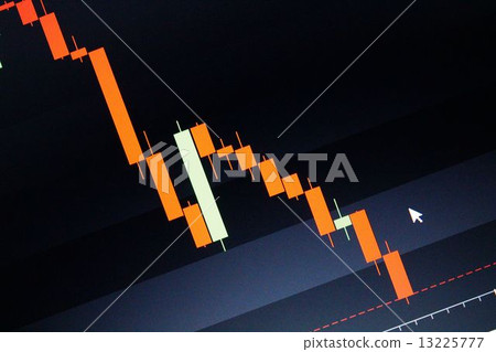 Bear stock market chart 13225777