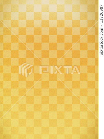 Gold foil checkered pattern - Stock Illustration [13226987] - PIXTA