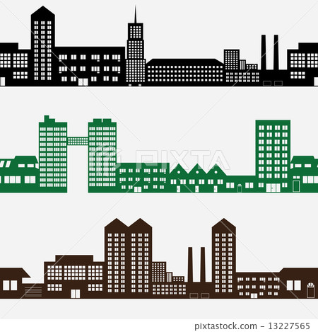buildings and houses landscape pattern eps10 buildings and houses landscape pattern eps10 13227565